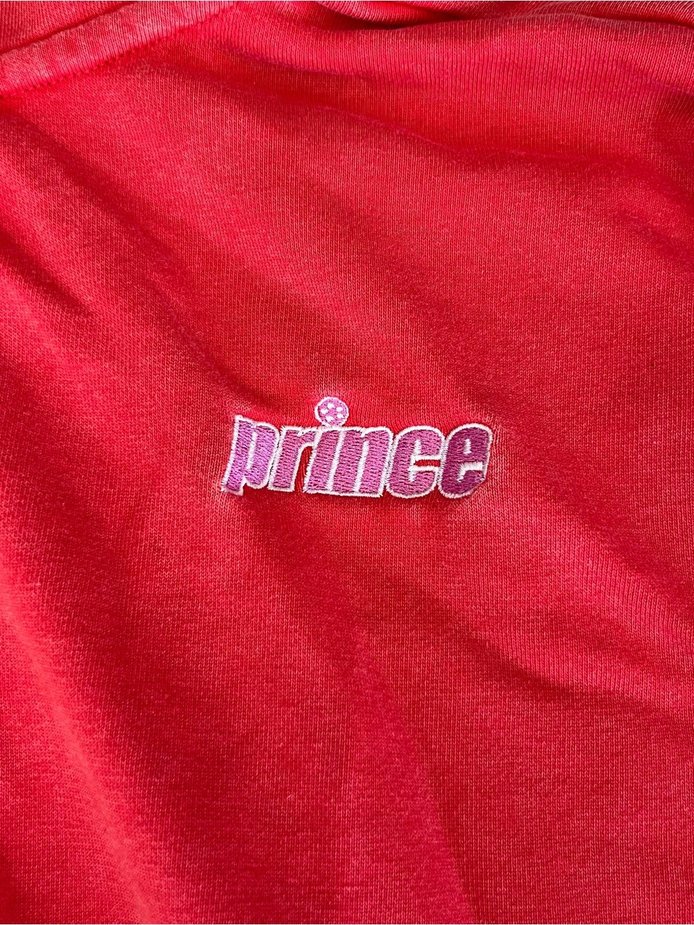 Prince Women's coral Half-Zip pickleball Pullover Sweater size Large - Picture 2 of 6